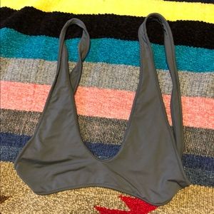 Indah grey bikini top
